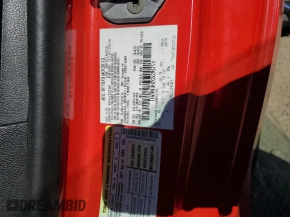 ✅ 2016 Ford Mustang EcoBoost Premium • VIN: 1FATP8UH7G5295754 • Lot: 82553835. Listed on Copart with 204,000 mi. Free auction sales archive from the USA and detailed vehicle history report at DreamBid. Image 12.