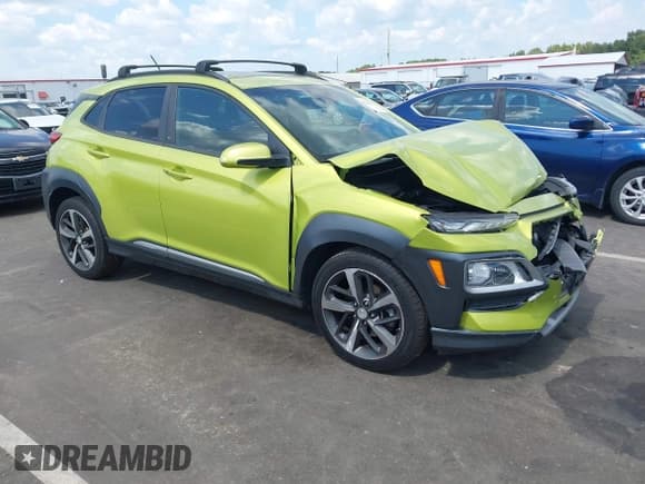 ✅ 2018 Hyundai Kona Ultimate • VIN: KM8K5CA5XJU075963 • Лот: 43262922. Опубликован ранее на IAAI с пробегом 147 899 миль. Бесплатный доступ к архиву аукционных продаж из США и подробный отчёт об истории автомобиля на DreamBid. Изображение 1.