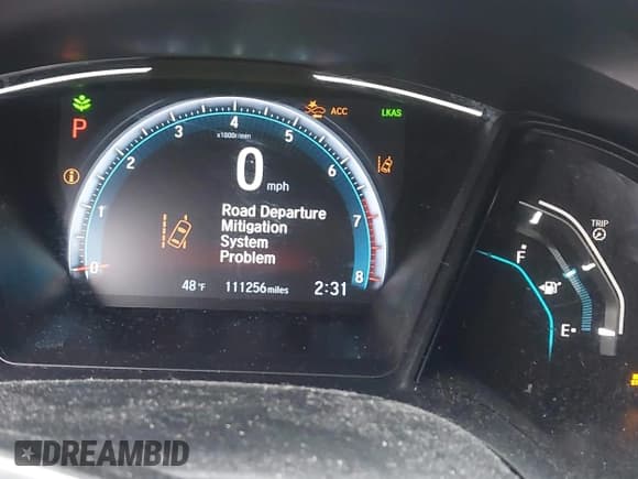 ✅ 2020 Honda Civic LX • VIN: 2HGFC2F60LH587701 • Lot: 43741941. Listed on IAAI with 111,256 mi. Free auction sales archive from the USA and detailed vehicle history report at DreamBid. Image 7.