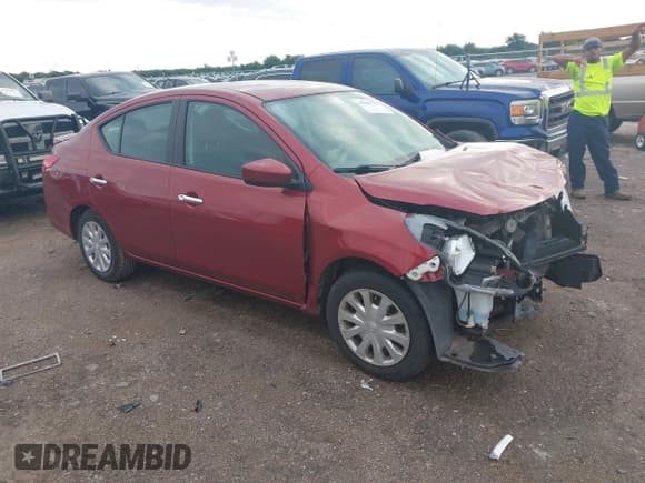 ✅ 2017 Nissan Versa SV • VIN: 3N1CN7AP2HK463994 • Lot: 42381723. Listed on IAAI with 133,760 mi. Free auction sales archive from the USA and detailed vehicle history report at DreamBid. Image 1.