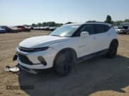 ✅ 2024 Chevrolet Blazer LT • VIN: 3GNKBJRS8RS239600 • Lot: 63277605. Listed on Copart with 17,063 mi. Free auction sales archive from the USA and detailed vehicle history report at DreamBid. Image 1.