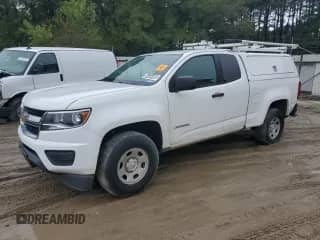 2019 Chevrolet Colorado 2WD Work Truck with VIN 1GCHSBEA5K1256187, listed as a Copart auction lot 84434495 with 136,839 mi miles and Clean title. Bid and sale history available at DreamBid. Image 1.
