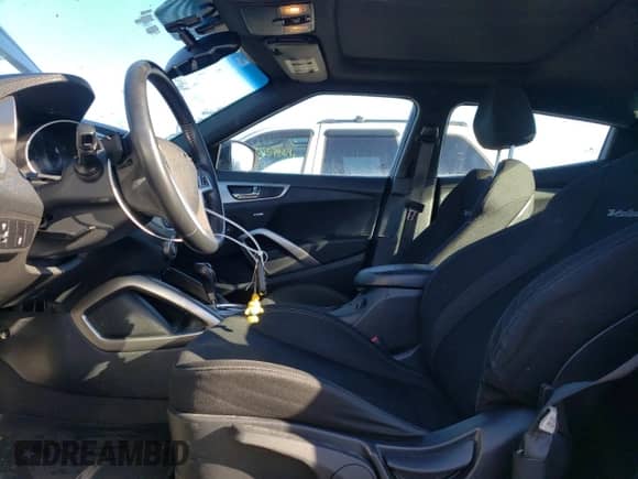 2017 Hyundai Veloster with VIN KMHTC6AD0HU320198, listed as a Copart auction lot 42566614 with 82,134 mi miles and . Bid and sale history available at DreamBid. Image 7.