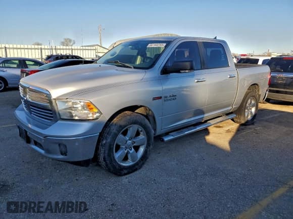 ✅ 2015 Ram 1500 Big Horn • VIN: 1C6RR7LM0FS560514 • Lot: 94160255. Listed on Copart with 163,235 mi. Free auction sales archive from the USA and detailed vehicle history report at DreamBid. Image 1.