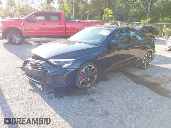 ✅ 2022 Audi S3 Premium Plus • VIN: WAUH3DGYXNA004858 • Lot: 41898823. Listed on IAAI with 56,663 mi. Free auction sales archive from the USA and detailed vehicle history report at DreamBid. Image 2.