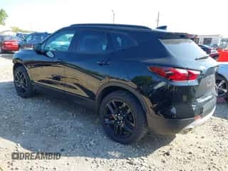 2022 Chevrolet Blazer LT with VIN 3GNKBJRS7NS155164, listed as a IAAI auction lot 43222878 with 38,206 mi miles and . Bid and sale history available at DreamBid. Image 3.