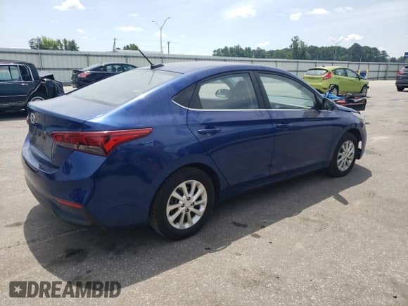2019 Hyundai Accent SE with VIN 3KPC24A38KE054874, listed as a Copart auction lot 55249934 with 84,847 mi miles and . Bid and sale history available at DreamBid. Image 3.