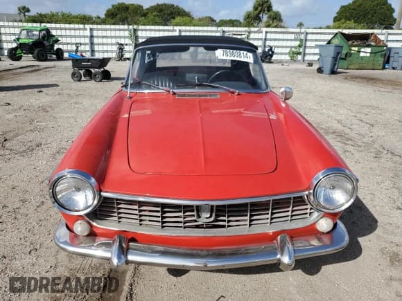 ✅ 1965 FIAT 124 Spider • VIN: 118H039439 • Lot: 78980814. Listed on Copart with 26,509 mi. Free auction sales archive from the USA and detailed vehicle history report at DreamBid. Image 5.