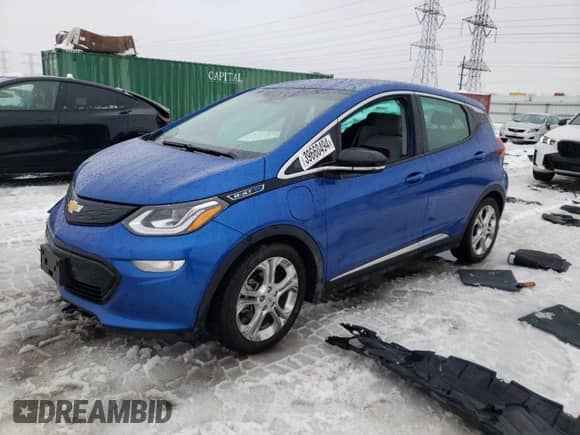 2021 Chevrolet Bolt EV LT z VIN 1G1FY6S0XM4112993, wystawiony jako Copart lot #39660494 z przebiegiem 33 816 mil mil oraz . Historia ofert i sprzedaży dostępna na DreamBid. Obrazek 1.
