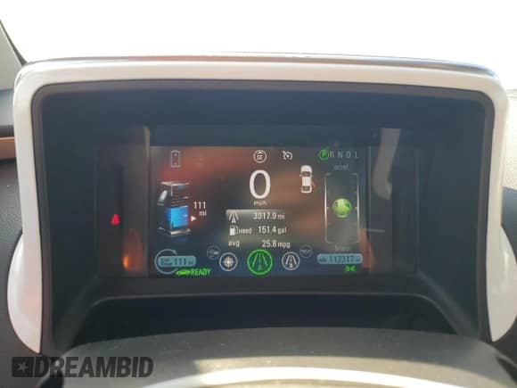 2013 Chevrolet Volt z VIN 1G1RE6E41DU113261, wystawiony jako Copart lot #61090004 z przebiegiem 112 317 mil mil oraz Szkoda całkowita • Salvage title. Historia ofert i sprzedaży dostępna na DreamBid. Obrazek 9.