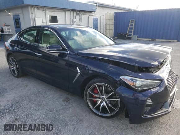 ✅ 2019 Genesis G70 Advanced • VIN: KMTG74LE5KU013896 • Лот: 81856645. Опубликован ранее на Copart с пробегом 98 307 миль. Бесплатный доступ к архиву аукционных продаж из США и подробный отчёт об истории автомобиля на DreamBid. Изображение 4.