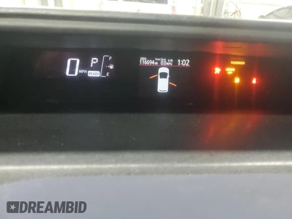 ✅ 2016 Toyota Prius One • VIN: JTDKDTB38G1132952 • Lot: 80446925. Listed on Copart with 116,694 mi. Free auction sales archive from the USA and detailed vehicle history report at DreamBid. Image 9.