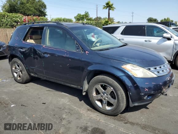 ✅ 2004 Nissan Murano SE • VIN: JN8AZ08W24W329924 • Lot: 59726105. Wystawiony na Copart z przebiegiem 183 400 mil. Bezpłatny archiwum sprzedaży aukcyjnych z USA i szczegółowy raport historii pojazdu na DreamBid. Zdjęcie 4.
