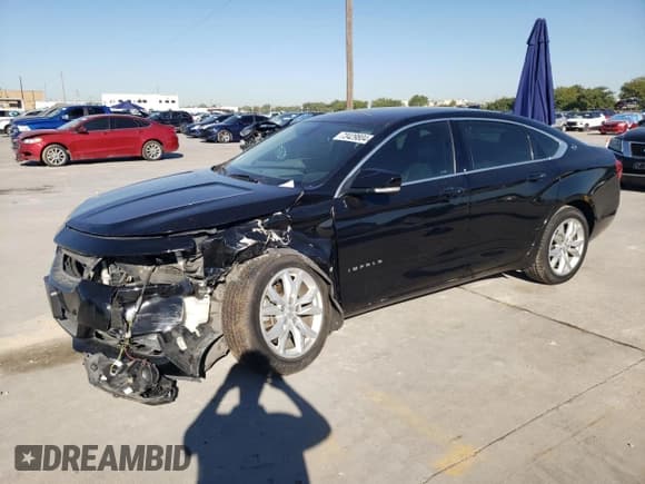 ✅ 2018 Chevrolet Impala LT • VIN: 2G1105S35J9106470 • Лот: 73429804. Опубликован ранее на Copart с пробегом Не указан. Бесплатный доступ к архиву аукционных продаж из США и подробный отчёт об истории автомобиля на DreamBid. Изображение 1.