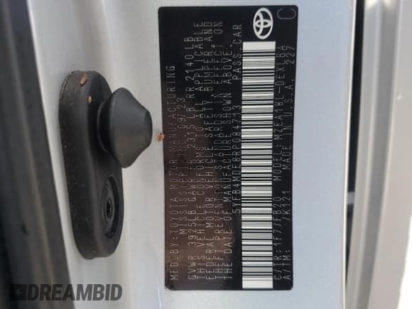 ✅ 2024 Toyota Corolla LE • VIN: 5YFB4MDE8RP084713 • Lot: 90512755. Wystawiony na Copart z przebiegiem 28 709 mil. Bezpłatny archiwum sprzedaży aukcyjnych z USA i szczegółowy raport historii pojazdu na DreamBid. Zdjęcie 12.