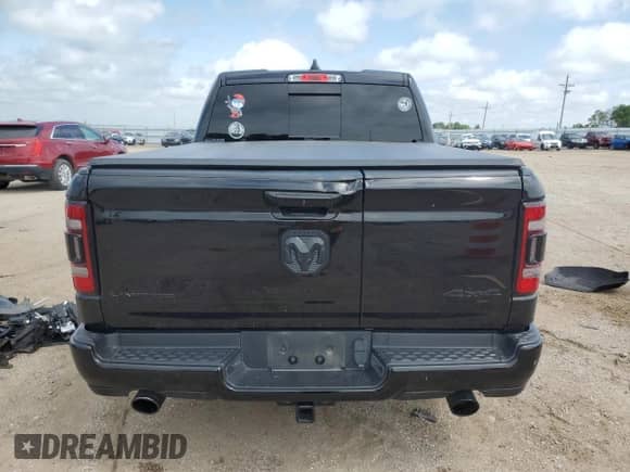 2021 Ram 1500 Limited with VIN 1C6SRFHT4MN650708, listed as a Copart auction lot 65224285 with 37,940 mi miles and Salvage title. Bid and sale history available at DreamBid. Image 6.