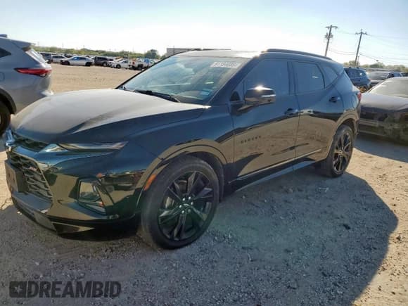 ✅ 2020 Chevrolet Blazer RS • VIN: 3GNKBERS5LS720399 • Lot: 91184085. Listed on Copart with 98,436 mi. Free auction sales archive from the USA and detailed vehicle history report at DreamBid. Image 1.