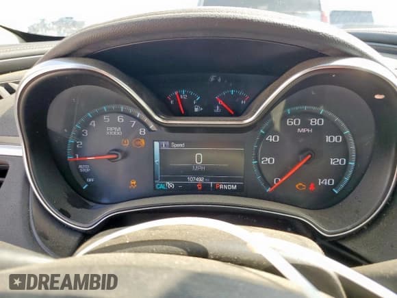 ✅ 2015 Chevrolet Impala LT • VIN: 2G1115SL7F9288421 • Лот: 53839655. Опубликован ранее на Copart с пробегом 107 492 миль. Бесплатный доступ к архиву аукционных продаж из США и подробный отчёт об истории автомобиля на DreamBid. Изображение 10.