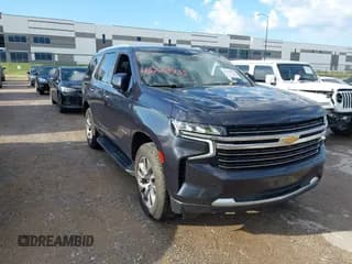 ✅ 2023 Chevrolet Tahoe LT • VIN: 1GNSCNKD6PR334821 • Lot: 43228435. Wystawiony na IAAI z przebiegiem 77 288 mil. Bezpłatny archiwum sprzedaży aukcyjnych z USA i szczegółowy raport historii pojazdu na DreamBid. Zdjęcie 1.