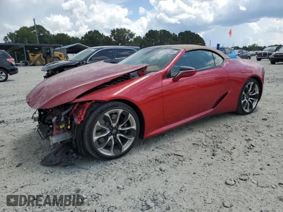 ✅ 2021 Lexus LC 500h • VIN: JTHKPAAYXMA103990 • Lot: 63862055. Listed on Copart with 20,715 mi. Free auction sales archive from the USA and detailed vehicle history report at DreamBid. Image 1.