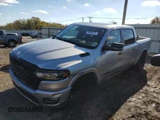 ✅ 2025 Ram 1500 Big Horn • VIN: 1C6SRFFP7SN544921 • Lot: 89639375. Listed on Copart with 25,236 mi. Free auction sales archive from the USA and detailed vehicle history report at DreamBid. Image 1.