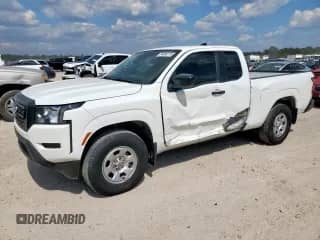 2024 Nissan Frontier S with VIN 1N6ED1CL4RN655457, listed as a Copart auction lot 84598775 with 2,833 mi miles and Salvage title. Bid and sale history available at DreamBid. Image 1.