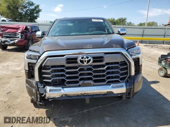 ✅ 2024 Toyota Tundra 1794 Edition • VIN: 5TFMA5DB7RX201356 • Lot: 81678665. Listed on Copart with 27,182 mi. Free auction sales archive from the USA and detailed vehicle history report at DreamBid. Image 5.