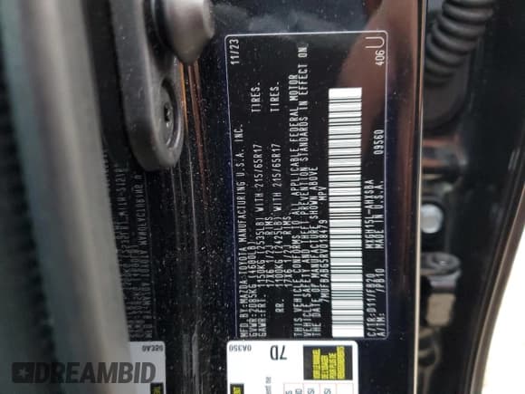 ✅ 2024 Toyota Corolla Cross Hybrid SE • VIN: 7MUFBABG5RV018479 • Lot: 87380565. Wystawiony na Copart z przebiegiem 21 150 mil. Bezpłatny archiwum sprzedaży aukcyjnych z USA i szczegółowy raport historii pojazdu na DreamBid. Zdjęcie 12.