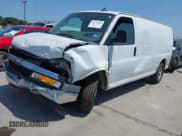 ✅ 2020 Chevrolet Express Cargo • VIN: 1GCWGAFG5L1240644 • Lot: 42933884. Listed on IAAI with 105,030 mi. Free auction sales archive from the USA and detailed vehicle history report at DreamBid. Image 2.