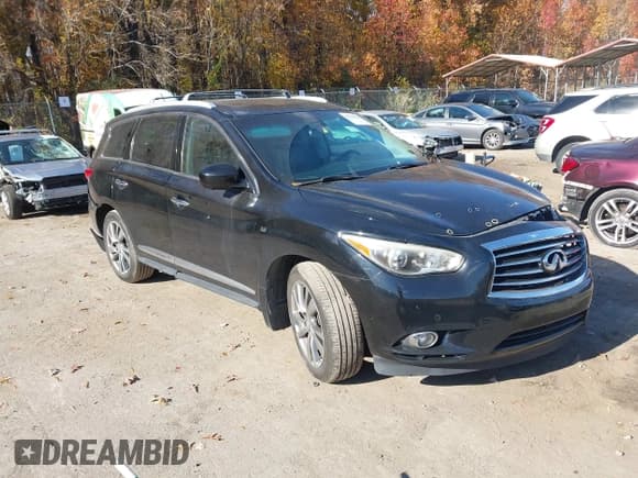 ✅ 2015 Infiniti QX60 • VIN: 5N1AL0MM3FC512234 • Lot: 43690126. Listed on IAAI with 193,143 mi. Free auction sales archive from the USA and detailed vehicle history report at DreamBid. Image 1.
