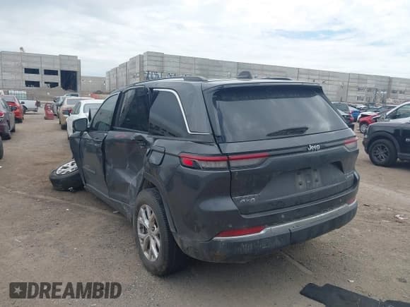 ✅ 2022 Jeep Grand Cherokee Limited • VIN: 1C4RJHBGXN8501208 • Lot: 42663514. Listed on IAAI with 60,040 mi. Free auction sales archive from the USA and detailed vehicle history report at DreamBid. Image 3.