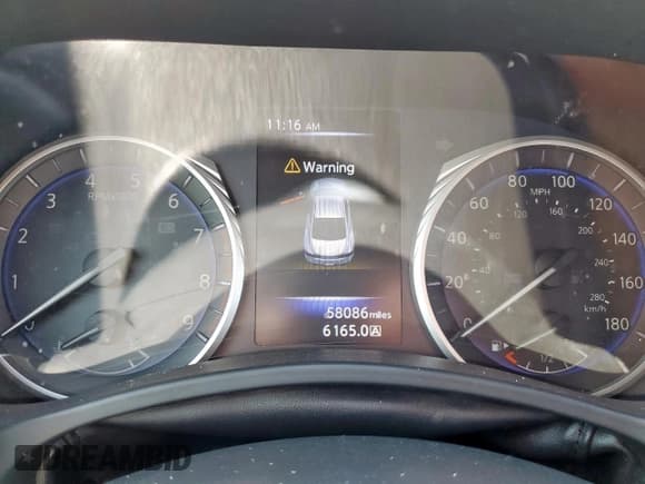 ✅ 2018 Infiniti Q60 Red Sport 400 • VIN: JN1FV7EL0JM630735 • Лот: 63908665. Опубликован ранее на Copart с пробегом 58 086 миль. Бесплатный доступ к архиву аукционных продаж из США и подробный отчёт об истории автомобиля на DreamBid. Изображение 9.