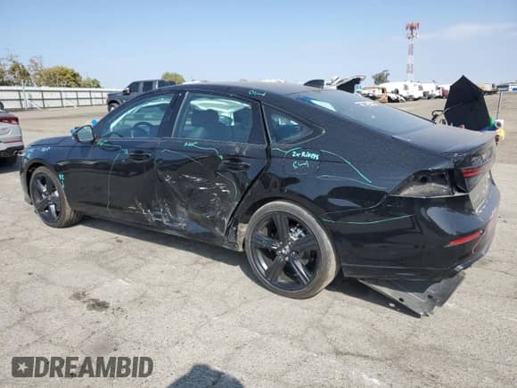2025 Honda Accord Sport-L with VIN 1HGCY2F78SA056627, listed as a Copart auction lot 81959995 with 11,645 mi miles and Salvage title. Bid and sale history available at DreamBid. Image 2.
