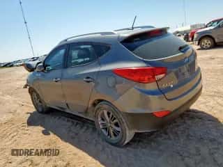 2014 Hyundai Tucson Limited z VIN KM8JU3AG7EU845395, wystawiony jako Copart lot #67636925 z przebiegiem 111 926 mil mil oraz Szkoda całkowita • Salvage title. Historia ofert i sprzedaży dostępna na DreamBid. Obrazek 2.