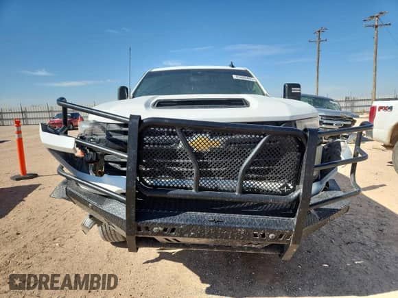 2024 Chevrolet Silverado 2500HD Work Truck with VIN 1GC4YLE75RF256145, listed as a Copart auction lot 85880485 with 56,416 mi miles and Salvage title. Bid and sale history available at DreamBid. Image 5.