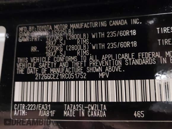 ✅ 2024 Lexus NX 350 Premium • VIN: 2T2GGCEZ1RC051752 • Lot: 43592978. Listed on IAAI with 44,145 mi. Free auction sales archive from the USA and detailed vehicle history report at DreamBid. Image 9.