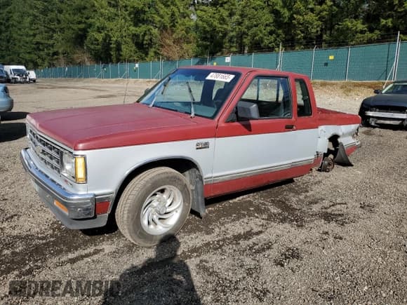 ✅ 1990 Chevrolet S-10 LS • VIN: 1GCCS19Z2L2129459 • Лот: 47881665. Опубликован ранее на Copart с пробегом 282 574 миль. Бесплатный доступ к архиву аукционных продаж из США и подробный отчёт об истории автомобиля на DreamBid. Изображение 1.