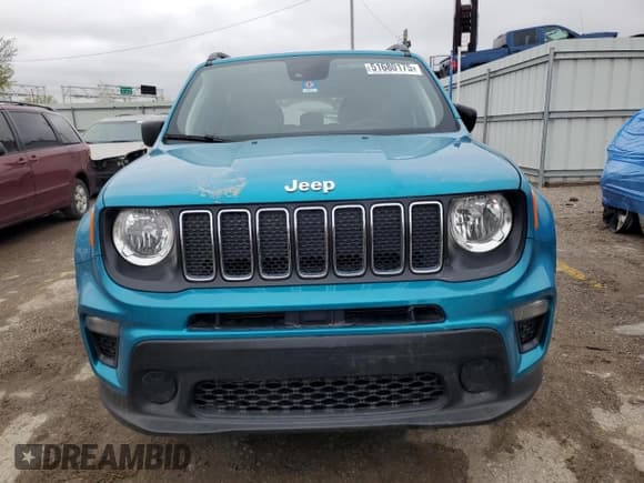 ✅ 2021 Jeep Renegade Jeepster • VIN: ZACNJDAB9MPM71295 • Lot: 51680175. Listed on Copart with 30,034 mi. Free auction sales archive from the USA and detailed vehicle history report at DreamBid. Image 5.