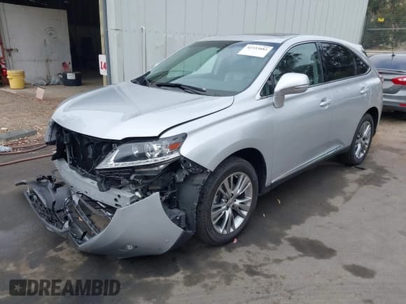 ✅ 2013 Lexus RX 450h • VIN: JTJZB1BA6D2410077 • Lot: 42333881. Listed on IAAI with 33,547 mi. Free auction sales archive from the USA and detailed vehicle history report at DreamBid. Image 2.
