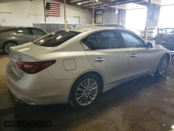 ✅ 2020 Infiniti Q50 Luxe • VIN: JN1EV7AP9LM202945 • Lot: 54520065. Listed on Copart with 87,689 mi. Free auction sales archive from the USA and detailed vehicle history report at DreamBid. Image 3.