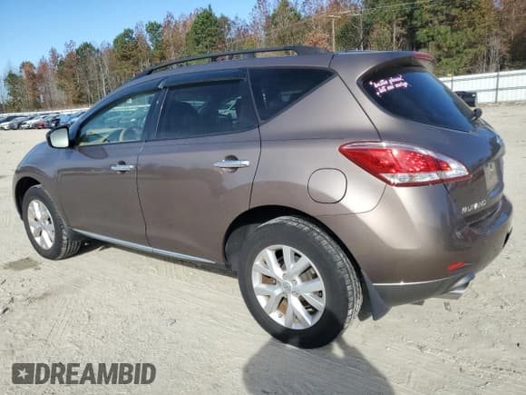 ✅ 2014 Nissan Murano SL • VIN: JN8AZ1MW2EW505206 • Lot: 91610845. Listed on Copart with 37,181 mi. Free auction sales archive from the USA and detailed vehicle history report at DreamBid. Image 2.
