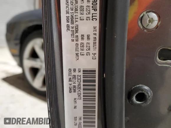 ✅ 2014 Dodge Challenger SXT • VIN: 2C3CDYAG9EH133472 • Lot: 44821425. Wystawiony na Copart z przebiegiem 132 298 mil. Bezpłatny archiwum sprzedaży aukcyjnych z USA i szczegółowy raport historii pojazdu na DreamBid. Zdjęcie 14.