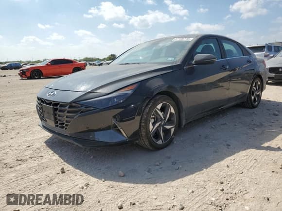 ✅ 2023 Hyundai Elantra Limited • VIN: KMHLN4AJ0PU039022 • Lot: 87100715. Listed on Copart with 29,843 mi. Free auction sales archive from the USA and detailed vehicle history report at DreamBid. Image 1.