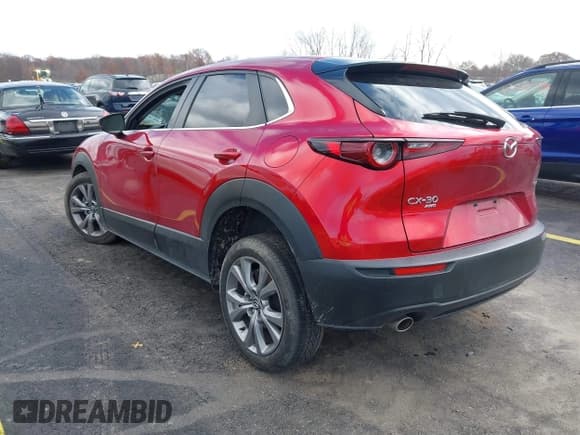 ✅ 2021 Mazda CX-30 Preferred • VIN: 3MVDMBCL1MM256608 • Lot: 43663436. Listed on IAAI with 74,967 mi. Free auction sales archive from the USA and detailed vehicle history report at DreamBid. Image 3.