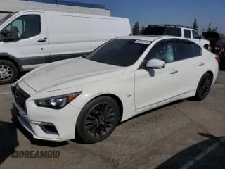 ✅ 2019 Infiniti Q50 Sport • VIN: JN1EV7AP6KM516907 • Lot: 58519745. Listed on Copart with 98,544 mi. Free auction sales archive from the USA and detailed vehicle history report at DreamBid. Image 1.
