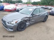 ✅ 2018 Infiniti Q50 Luxe • VIN: JN1EV7AR0JM434056 • Lot: 43016644. Listed on IAAI with 79,283 mi. Free auction sales archive from the USA and detailed vehicle history report at DreamBid. Image 2.