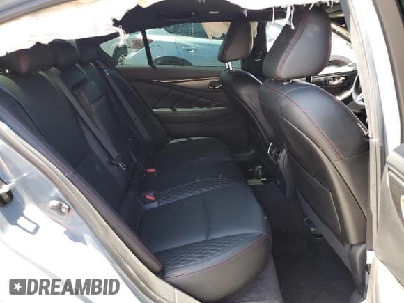 ✅ 2023 Infiniti Q50 Red Sport 400 • VIN: JN1FV7DP9PM570399 • Lot: 62879775. Listed on Copart with 24,054 mi. Free auction sales archive from the USA and detailed vehicle history report at DreamBid. Image 10.