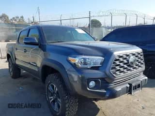 2022 Toyota Tacoma SR5 with VIN 3TMAZ5CN1NM186490, listed as a IAAI auction lot 43357340 with 55,775 mi miles and . Bid and sale history available at DreamBid. Image 1.