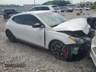 2020 Hyundai Veloster z VIN KMHT36AH6LU005899, wystawiony jako Copart lot #67163814 z przebiegiem 106 668 mil mil oraz Szkoda całkowita • Salvage title. Historia ofert i sprzedaży dostępna na DreamBid. Obrazek 4.
