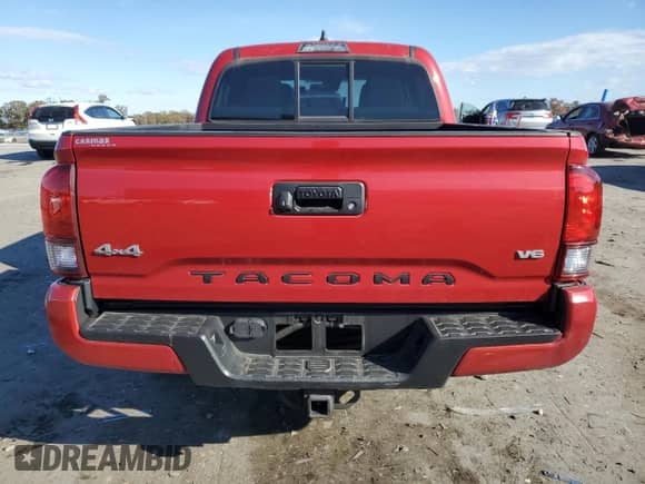 2022 Toyota Tacoma SR with VIN 3TMCZ5ANXNM470356, listed as a Copart auction lot 82718045 with 37,525 mi miles and Salvage title. Bid and sale history available at DreamBid. Image 6.